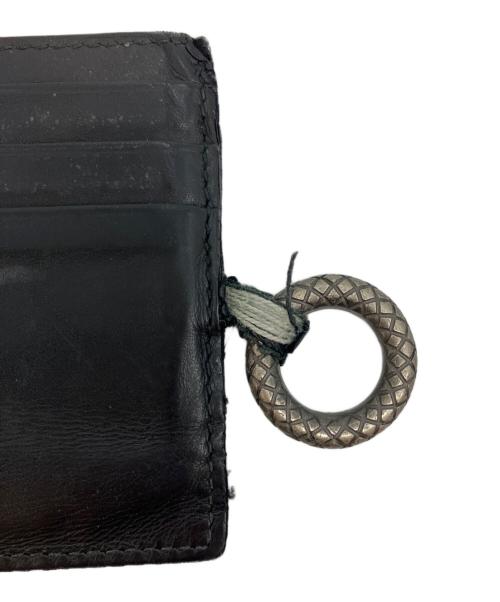 BOTTEGA VENETA（ボッテガベネタ）BOTTEGA VENETA (ボッテガベネタ) 2つ折り財布 ブラックの古着・服飾アイテム
