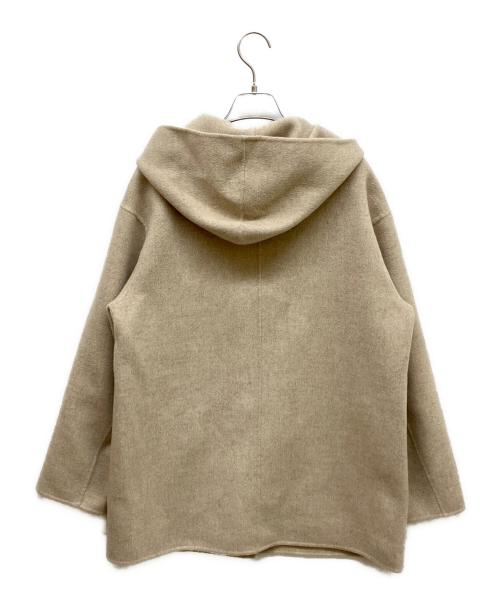 theory luxe（セオリーリュクス）theory luxe (セオリーリュクス) カシミヤ混ダブルフェイスフードコート ベージュ サイズ:38の古着・服飾アイテム