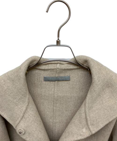 theory luxe（セオリーリュクス）theory luxe (セオリーリュクス) カシミヤ混ダブルフェイスフードコート ベージュ サイズ:38の古着・服飾アイテム