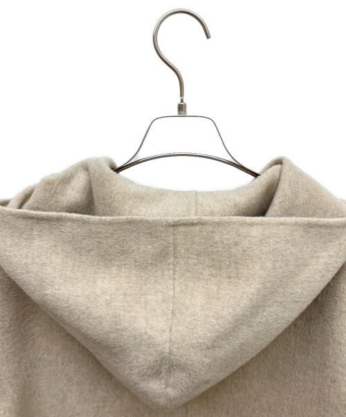 theory luxe（セオリーリュクス）theory luxe (セオリーリュクス) カシミヤ混ダブルフェイスフードコート ベージュ サイズ:38の古着・服飾アイテム