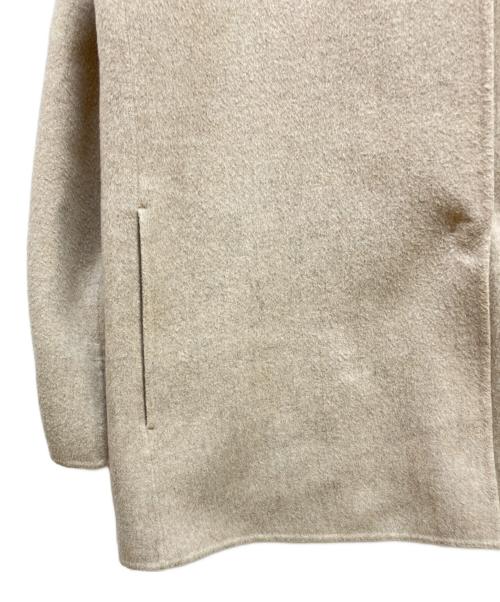 theory luxe（セオリーリュクス）theory luxe (セオリーリュクス) カシミヤ混ダブルフェイスフードコート ベージュ サイズ:38の古着・服飾アイテム