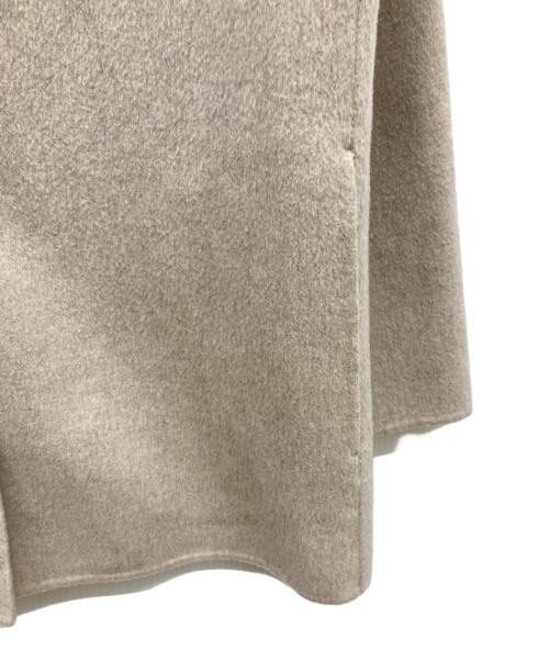 theory luxe（セオリーリュクス）theory luxe (セオリーリュクス) カシミヤ混ダブルフェイスフードコート ベージュ サイズ:38の古着・服飾アイテム