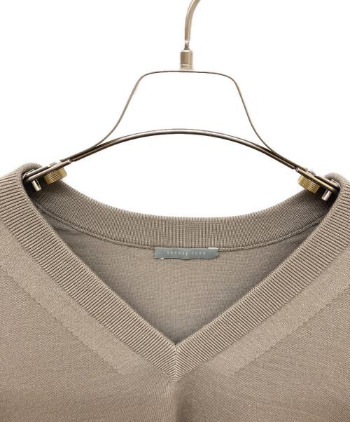 theory luxe（セオリーリュクス）theory luxe (セオリーリュクス) HIGHLAND FIONA Vネックニット ブラウン サイズ:38の古着・服飾アイテム