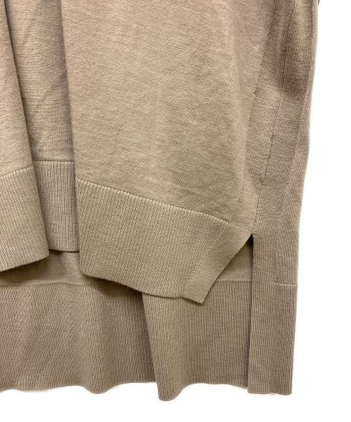 theory luxe（セオリーリュクス）theory luxe (セオリーリュクス) HIGHLAND FIONA Vネックニット ブラウン サイズ:38の古着・服飾アイテム