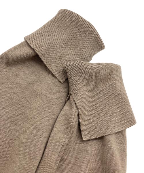 theory luxe（セオリーリュクス）theory luxe (セオリーリュクス) HIGHLAND FIONA Vネックニット ブラウン サイズ:38の古着・服飾アイテム