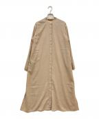 theory luxeセオリーリュクス）の古着「Preston Madeleine シャツワンピース」｜ベージュ