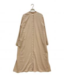 theory luxe（セオリーリュクス）の古着「Preston Madeleine シャツワンピース」｜ベージュ
