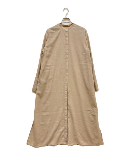 theory luxe（セオリーリュクス）theory luxe (セオリーリュクス) Preston Madeleine シャツワンピース ベージュ サイズ:SIZE 38の古着・服飾アイテム