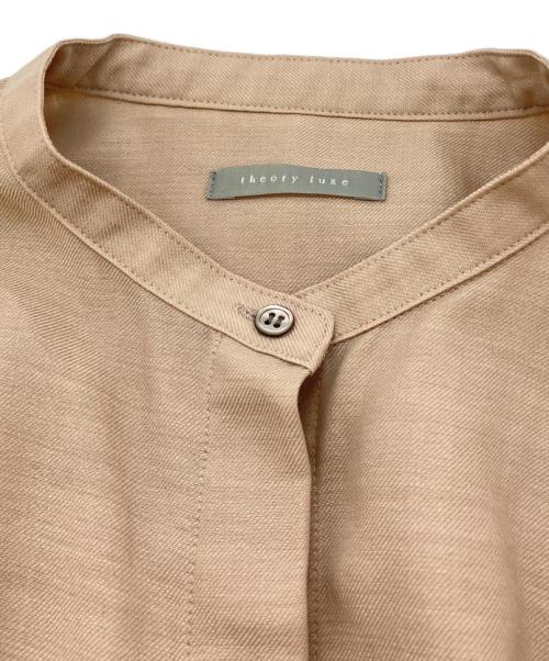 theory luxe（セオリーリュクス）theory luxe (セオリーリュクス) Preston Madeleine シャツワンピース ベージュ サイズ:SIZE 38の古着・服飾アイテム