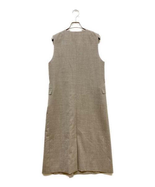 theory luxe（セオリーリュクス）theory luxe (セオリーリュクス) カラーレスロングジレ ライトグレー サイズ:SIZE 38の古着・服飾アイテム