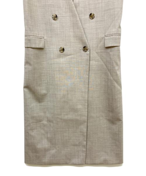 theory luxe（セオリーリュクス）theory luxe (セオリーリュクス) カラーレスロングジレ ライトグレー サイズ:SIZE 38の古着・服飾アイテム