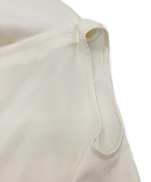 Noble（ノーブル）Noble (ノーブル) コンパクトストレッチケープブラウス ホワイト サイズ:SIZE Freeの古着・服飾アイテム