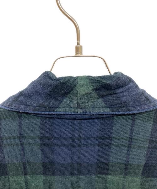 POLO RALPH LAUREN（ポロ・ラルフローレン）POLO RALPH LAUREN (ポロ・ラルフローレン) ブラックウォッチ ガウンコート グリーン サイズ:S/Mの古着・服飾アイテム