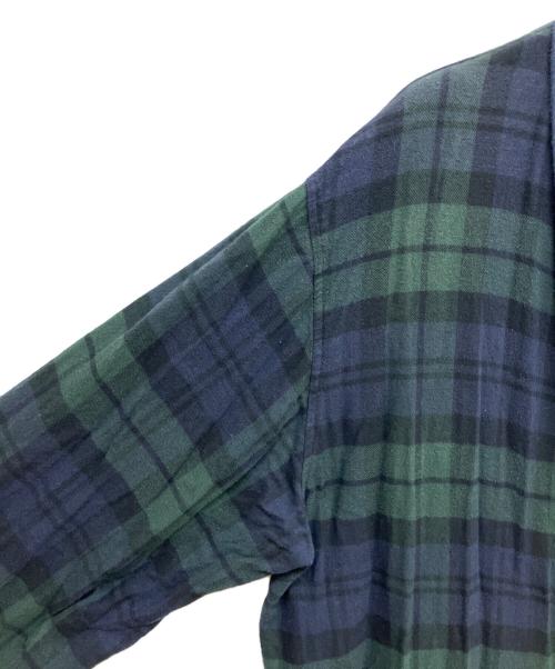 POLO RALPH LAUREN（ポロ・ラルフローレン）POLO RALPH LAUREN (ポロ・ラルフローレン) ブラックウォッチ ガウンコート グリーン サイズ:S/Mの古着・服飾アイテム