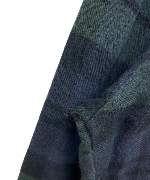 POLO RALPH LAUREN（ポロ・ラルフローレン）POLO RALPH LAUREN (ポロ・ラルフローレン) ブラックウォッチ ガウンコート グリーン サイズ:S/Mの古着・服飾アイテム