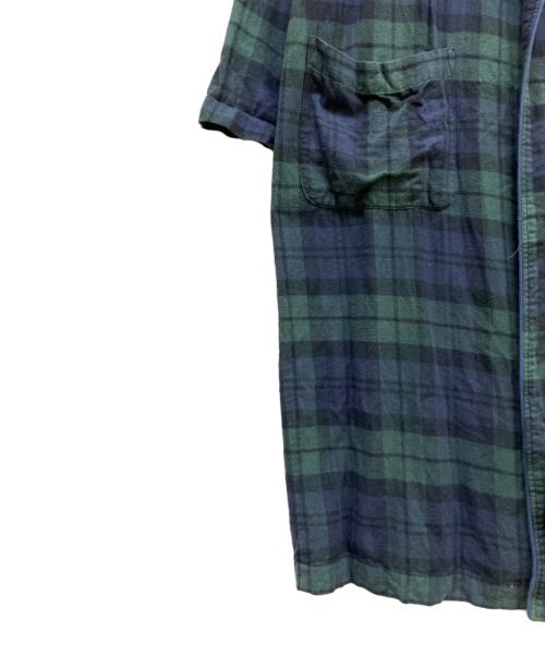 POLO RALPH LAUREN（ポロ・ラルフローレン）POLO RALPH LAUREN (ポロ・ラルフローレン) ブラックウォッチ ガウンコート グリーン サイズ:S/Mの古着・服飾アイテム