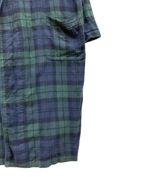 POLO RALPH LAUREN（ポロ・ラルフローレン）POLO RALPH LAUREN (ポロ・ラルフローレン) ブラックウォッチ ガウンコート グリーン サイズ:S/Mの古着・服飾アイテム