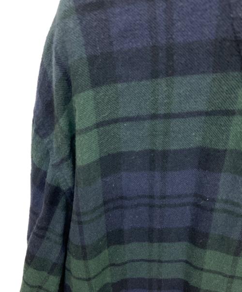 POLO RALPH LAUREN（ポロ・ラルフローレン）POLO RALPH LAUREN (ポロ・ラルフローレン) ブラックウォッチ ガウンコート グリーン サイズ:S/Mの古着・服飾アイテム