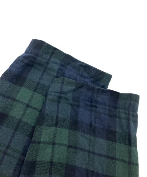 POLO RALPH LAUREN（ポロ・ラルフローレン）POLO RALPH LAUREN (ポロ・ラルフローレン) ブラックウォッチ ガウンコート グリーン サイズ:S/Mの古着・服飾アイテム