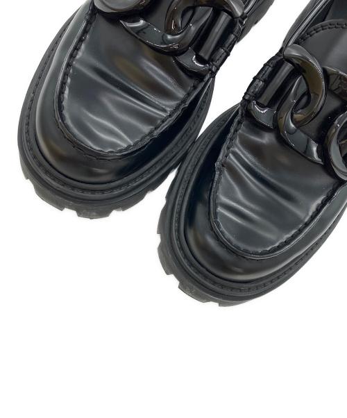 TOD'S（トッズ）TOD'S (トッズ) KATEチェーンローファー ブラック サイズ:35　1/2の古着・服飾アイテム