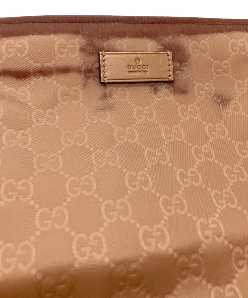 GUCCI（グッチ）GUCCI (グッチ) GGロゴナイロンショルダーバッグ ブラウン サイズ:-の古着・服飾アイテム