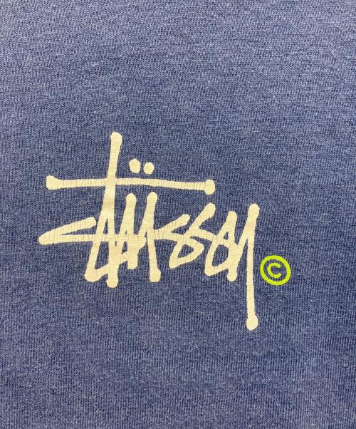 stussy（ステューシー）stussy (ステューシー) プリントTシャツ ブルー サイズ:SIZE Lの古着・服飾アイテム