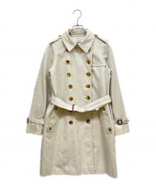 Aquascutum（アクアスキュータム）の古着「ライナー付トレンチコート」｜ホワイト