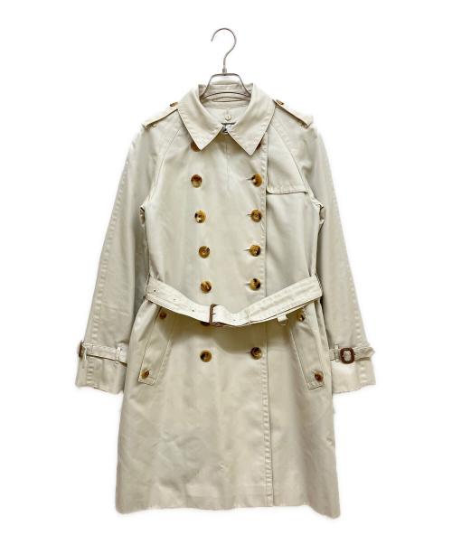 Aquascutum（アクアスキュータム）Aquascutum (アクアスキュータム) ライナー付トレンチコート ホワイト サイズ:8の古着・服飾アイテム