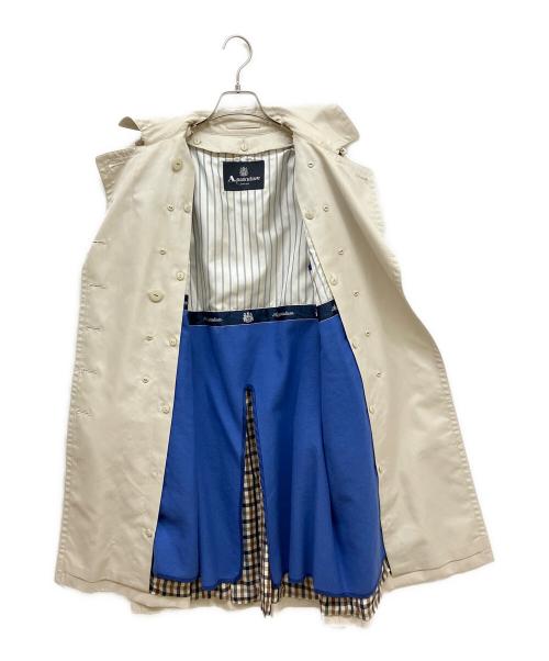 Aquascutum（アクアスキュータム）Aquascutum (アクアスキュータム) ライナー付トレンチコート ホワイト サイズ:8の古着・服飾アイテム