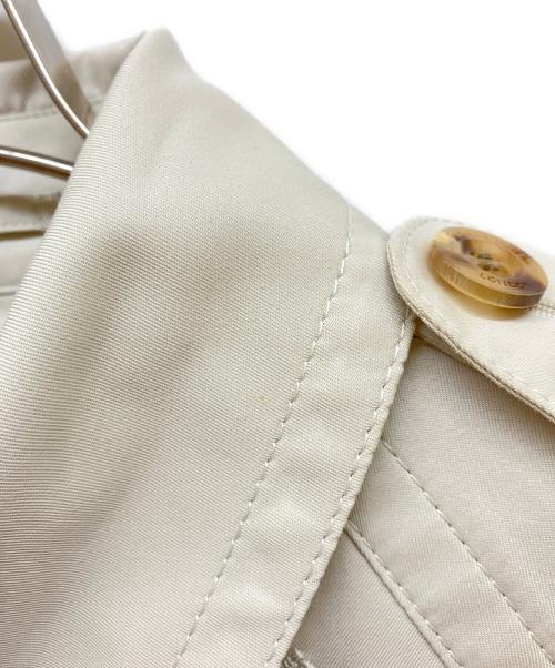 Aquascutum（アクアスキュータム）Aquascutum (アクアスキュータム) ライナー付トレンチコート ホワイト サイズ:8の古着・服飾アイテム