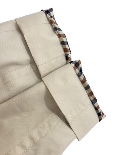 Aquascutum（アクアスキュータム）Aquascutum (アクアスキュータム) ライナー付トレンチコート ホワイト サイズ:8の古着・服飾アイテム