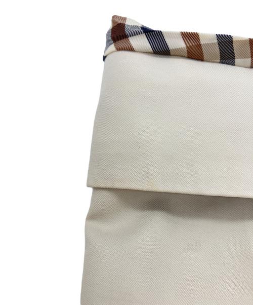 Aquascutum（アクアスキュータム）Aquascutum (アクアスキュータム) ライナー付トレンチコート ホワイト サイズ:8の古着・服飾アイテム