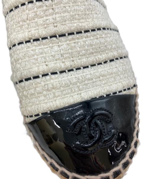 CHANEL（シャネル）CHANEL (シャネル) エスパドリーユ ホワイト サイズ:SIZE 36の古着・服飾アイテム