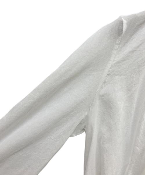 IENA（イエナ）IENA (イエナ) コットンボイルギャザーブラウス ホワイト サイズ:F 未使用品の古着・服飾アイテム