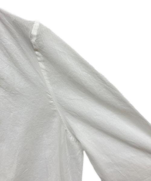 IENA（イエナ）IENA (イエナ) コットンボイルギャザーブラウス ホワイト サイズ:F 未使用品の古着・服飾アイテム