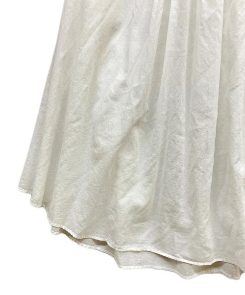 IENA（イエナ）IENA (イエナ) コットンボイルギャザーブラウス ホワイト サイズ:F 未使用品の古着・服飾アイテム
