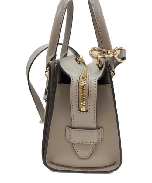 MICHAEL KORS（マイケルコース）MICHAEL KORS (マイケルコース) MIRREN2WAYバッグ ライトグレーの古着・服飾アイテム
