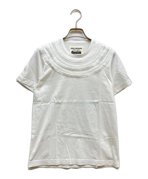 JUNYA WATANABE CDG DENIM（ジュンヤワタナベ コムデギャルソン デニム）JUNYA WATANABE CDG DENIM (ジュンヤワタナベ コムデギャルソン デニム) Tシャツ ホワイト サイズ:SIZE Sの古着・服飾アイテム