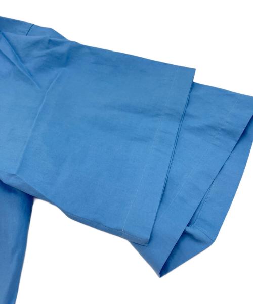AURALEE（オーラリー）AURALEE (オーラリー) WASHED FINX TWILL HALF SLEEVED P/O SHIRT ブルー サイズ:SIZE 0 未使用品の古着・服飾アイテム