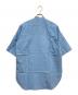 AURALEE (オーラリー) WASHED FINX TWILL HALF SLEEVED P/O SHIRT ブルー サイズ:SIZE 0 未使用品：10000円