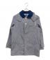 COMME des GARCONS JUNYA WATANABE MAN（コム デ ギャルソン ジュンヤ ワタナベ マン）の古着「ゴム引きコート」｜ホワイト×ネイビー