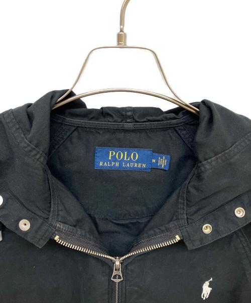 POLO RALPH LAUREN（ポロ・ラルフローレン）POLO RALPH LAUREN (ポロ・ラルフローレン) フーデッドジャケット ブラック サイズ:Mの古着・服飾アイテム