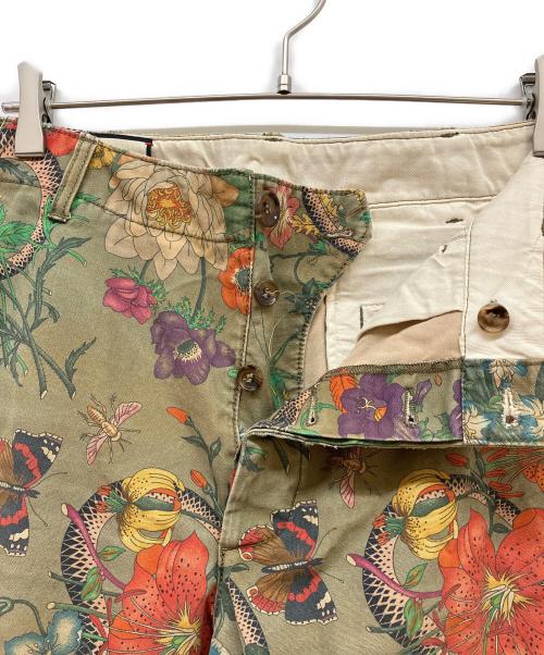 GUCCI（グッチ）GUCCI (グッチ) フローラ スネーク チノパンツ オリーブ サイズ:SIZE 34の古着・服飾アイテム