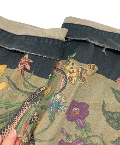 GUCCI（グッチ）GUCCI (グッチ) フローラ スネーク チノパンツ オリーブ サイズ:SIZE 34の古着・服飾アイテム