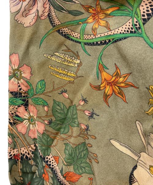 GUCCI（グッチ）GUCCI (グッチ) フローラ スネーク チノパンツ オリーブ サイズ:SIZE 34の古着・服飾アイテム