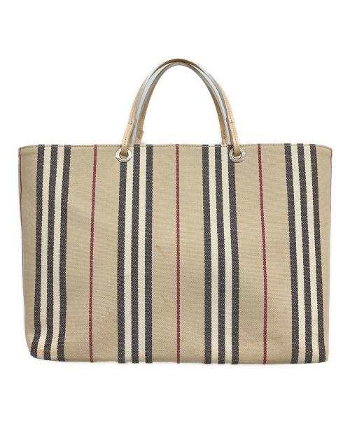 BURBERRY LONDON（バーバリーロンドン）BURBERRY LONDON (バーバリーロンドン) キャンバストートバッグ ベージュの古着・服飾アイテム
