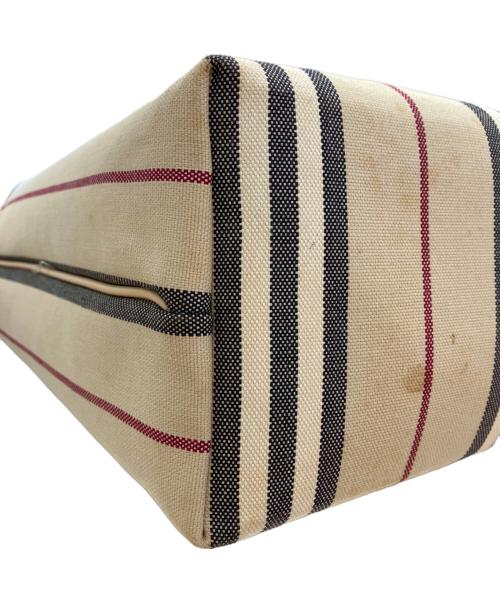 BURBERRY LONDON（バーバリーロンドン）BURBERRY LONDON (バーバリーロンドン) キャンバストートバッグ ベージュの古着・服飾アイテム