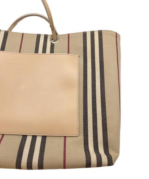 BURBERRY LONDON（バーバリーロンドン）BURBERRY LONDON (バーバリーロンドン) キャンバストートバッグ ベージュの古着・服飾アイテム