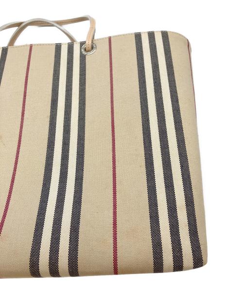 BURBERRY LONDON（バーバリーロンドン）BURBERRY LONDON (バーバリーロンドン) キャンバストートバッグ ベージュの古着・服飾アイテム