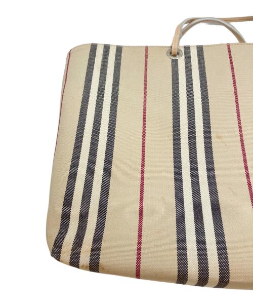 BURBERRY LONDON（バーバリーロンドン）BURBERRY LONDON (バーバリーロンドン) キャンバストートバッグ ベージュの古着・服飾アイテム